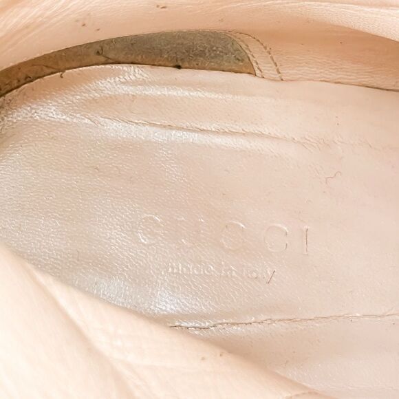 Gucci Black Leather Boots Rhinestone Embellished Block Heels EU 38.5 US 8.5 - Picture 12 of 12